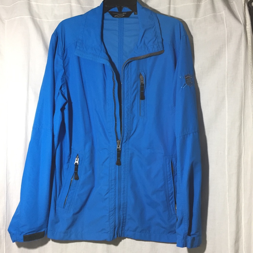 Smith Turquoise Blue Nylon Jacket L Windbreaker